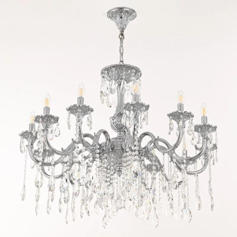 Подвесная люстра Bohemia Ivele Crystal AL7801 AL78101/12/300 A Ni