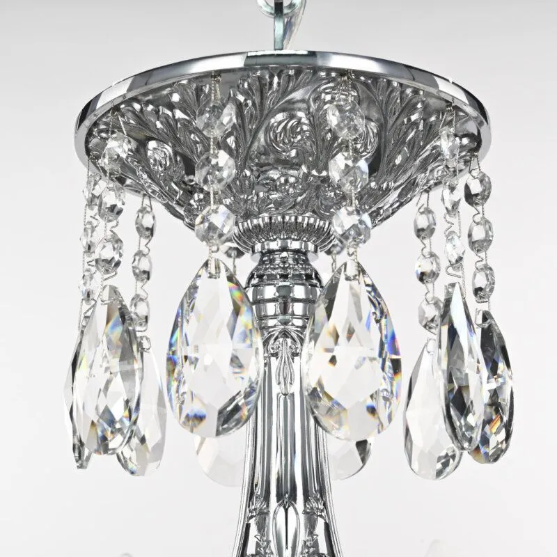 Подвесная люстра Bohemia Ivele Crystal AL7901 AL79101/10/250 B Ni