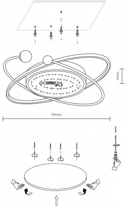 Накладной светильник Velante Velante 435-347-03 Накладной светильник Velante Velante 435-347-03