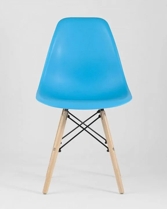 Набор из 4 стульев Stool Group Eames Y801 aqua X4, УТ000003476 Набор из 4 стульев Stool Group Eames Y801 aqua X4, УТ000003476