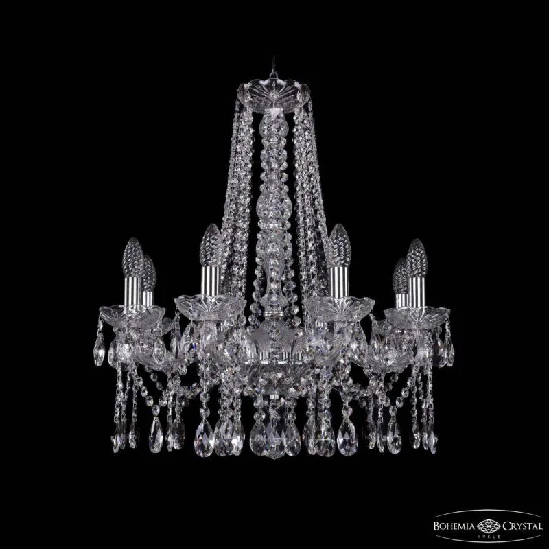 Подвесная люстра Bohemia Ivele Crystal 1413 1413/8/200/h-61 Ni