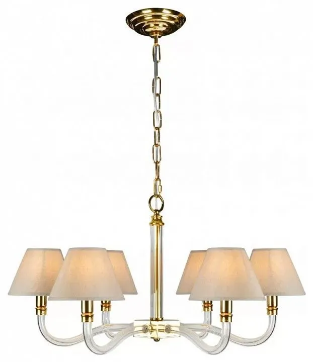 Подвесная люстра iLamp Amber YT2043-8 GD+Coffee