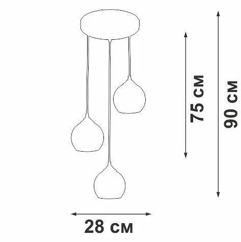 Подвесной светильник Vitaluce V3785 V3785-0/3S