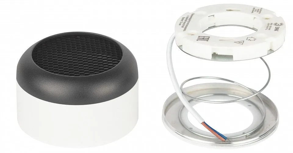 Накладной светильник Эра  OL56 WH/BK