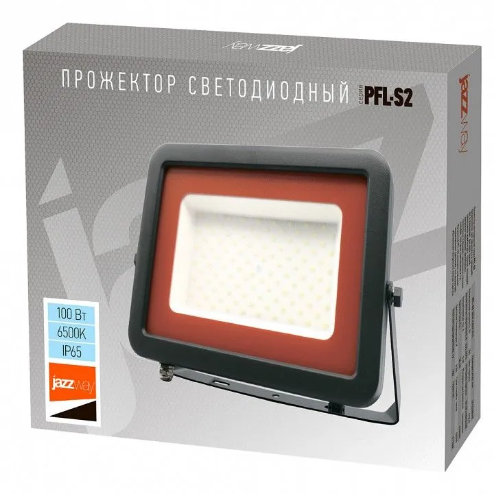 Настенно-потолочный прожектор Jazzway  PFL-S2 100w 6500K IP65