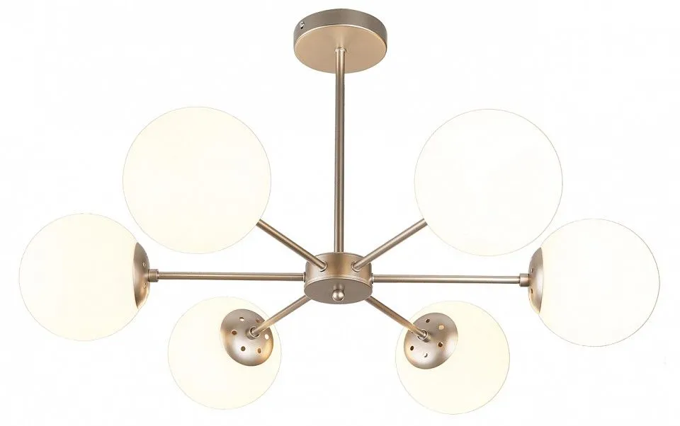 Люстра на штанге Escada ETHEREAL 2110/6P Nickel