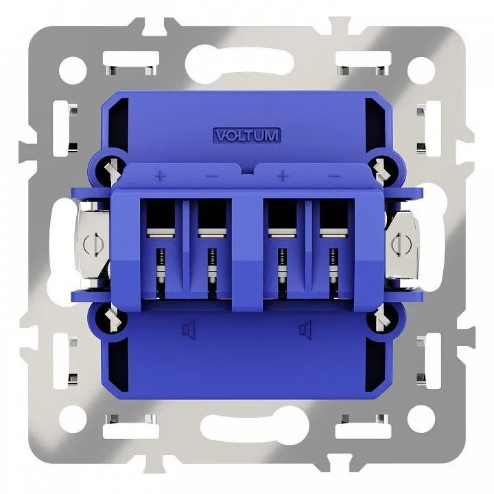 Механизм розетки акустическая Voltum S70 VLS0603M