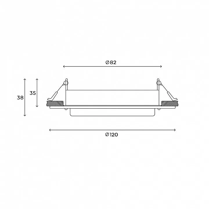 Встраиваемый светильник Hesby Lighting Aurora HSBL_0132