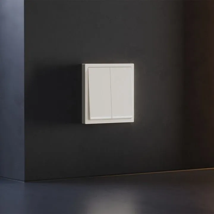 Клавиши для выключателя двухклавишного с подсветкой Voltum S70 VLS000413