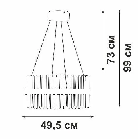 Подвесной светильник Vitaluce V3832DT V3832DT-9/1S Подвесной светильник Vitaluce V3832DT V3832DT-9/1S