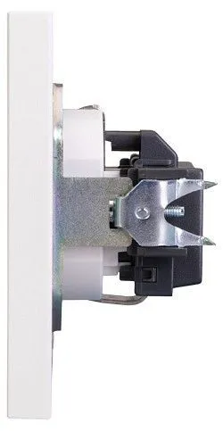 Розетка с заземлением и со шторкой, без рамки Kranz STRONG KR-78-0701-4