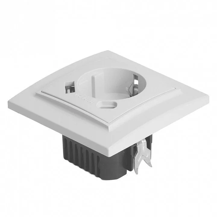 Розетка с заземлением и 2хUSB type A и C Stekker Эрна 50076