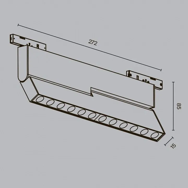 Накладной светильник Maytoni Technical Точки поворотный TR194-1-12W2.7K-M-B