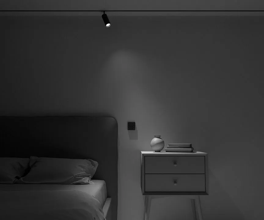 Панель универсальная сенсорная накладная Maytoni Lighting control Панели управления DRC034-8-B
