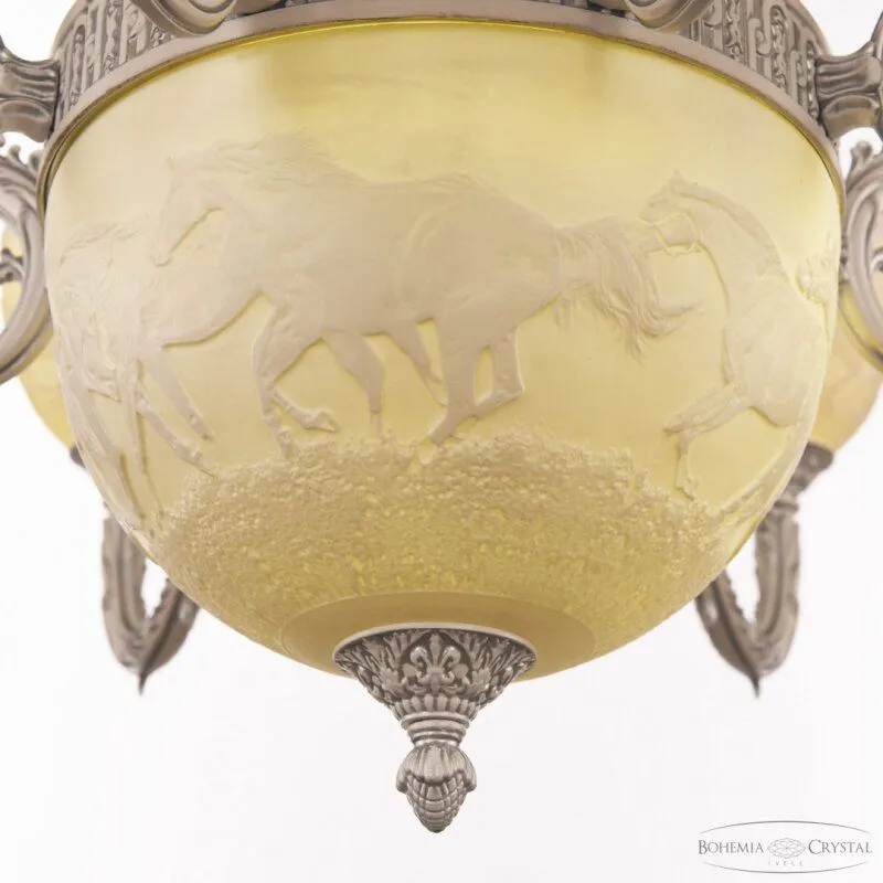 Подвесная люстра Bohemia Ivele Crystal AL7901 AL79101P/8/250 WMN P1 U Horse