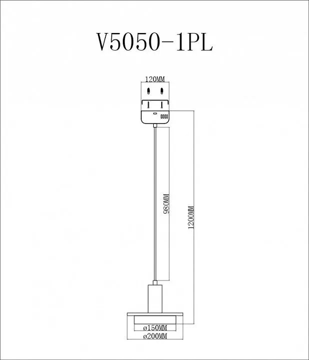 Подвесной светильник Moderli Solumn V5050-1PL