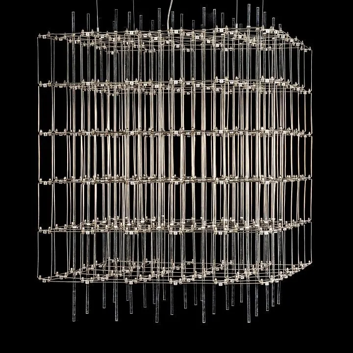 Подвесная люстра O-LUCE Cosmic Glass ячейка 15*15 см 1094011-0