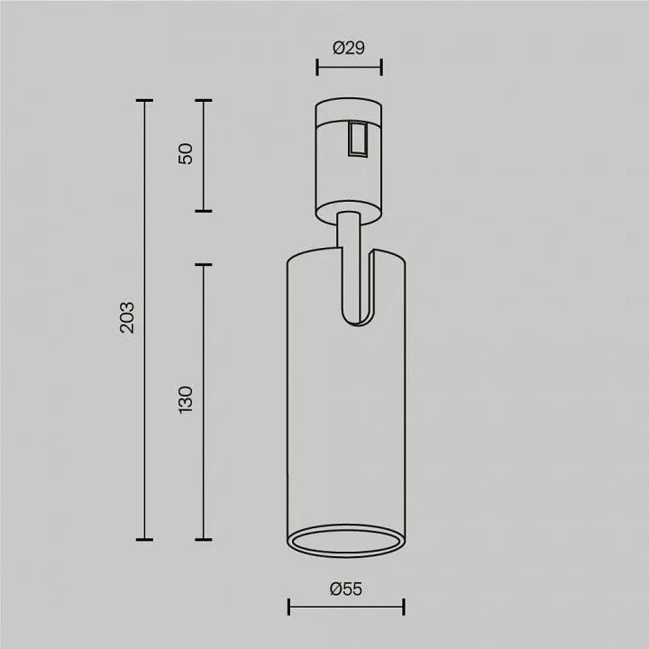 Светильник на штанге Maytoni Technical Фокус TR144-1-12W4K-W-PT