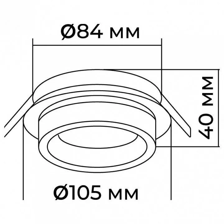 Встраиваемый светильник Apeyron Electrics Ray 16-100