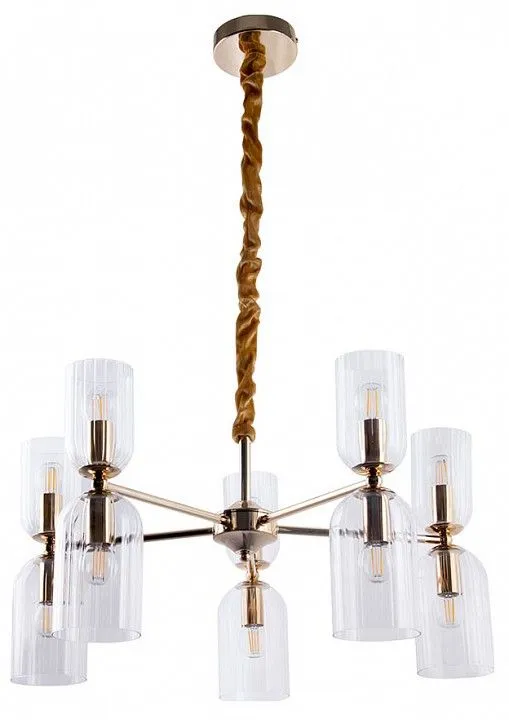 Подвесная люстра Arte Lamp Charm A1623LM-10GO