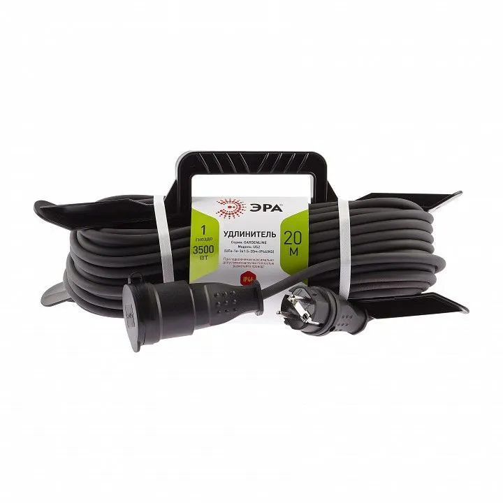 Удлинитель Эра  UFx-1e-3x1,5-20m-IP44(KG)