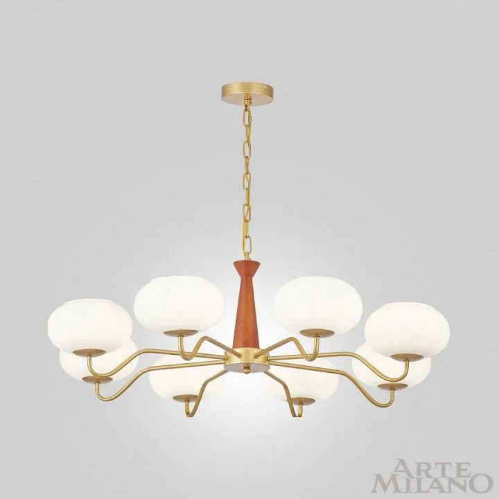 Подвесная люстра Arte Milano AM-Napoli 310166/D900/8 BS/WD