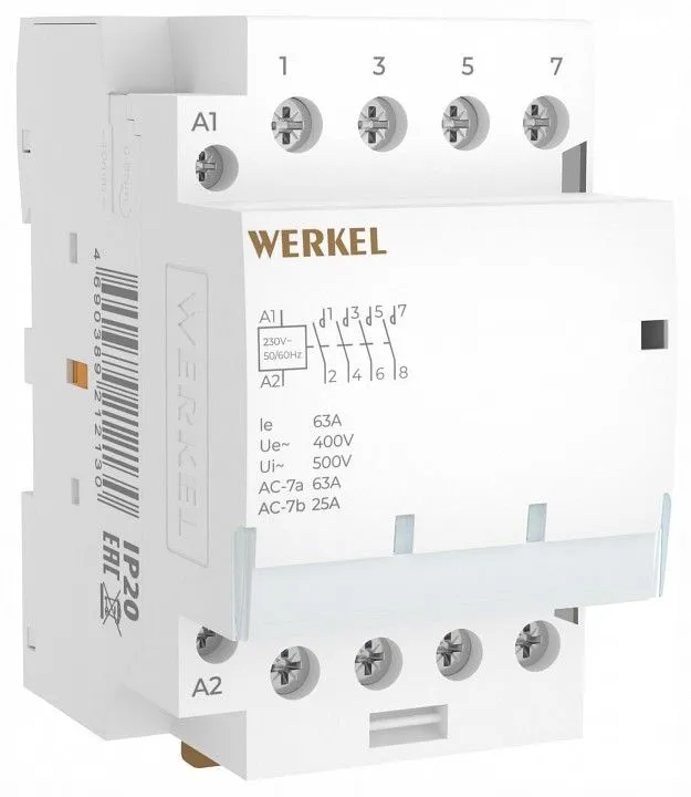 Контактор трехмодульный Werkel  W943M63O