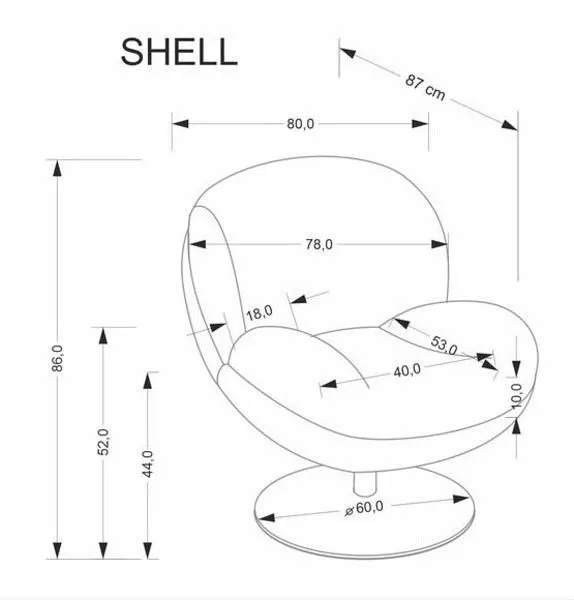 Кресло Shell