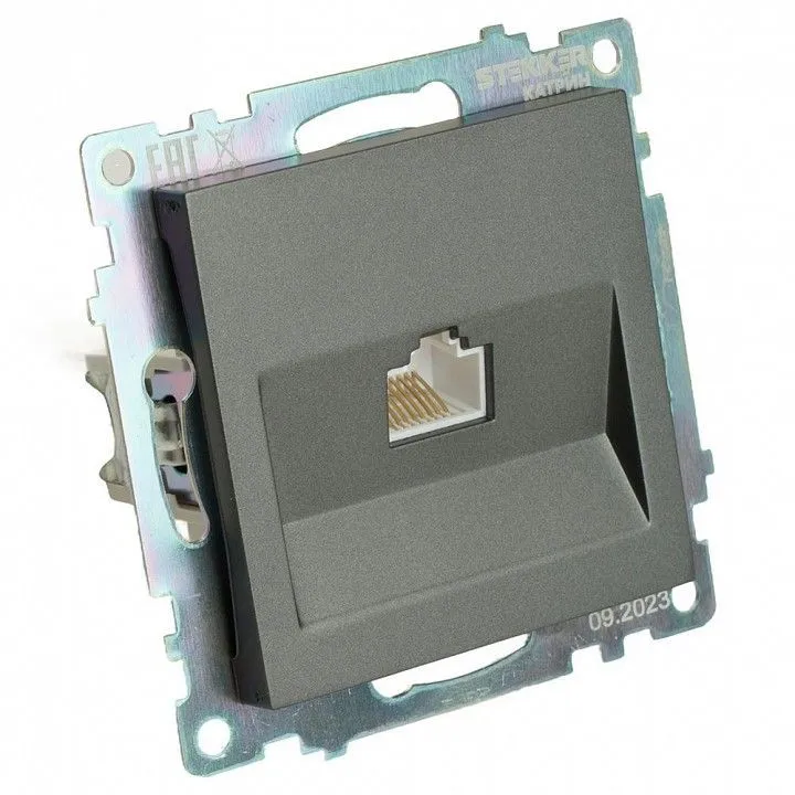 Розетка Ethernet RJ-45 без рамки Stekker Катрин 49418