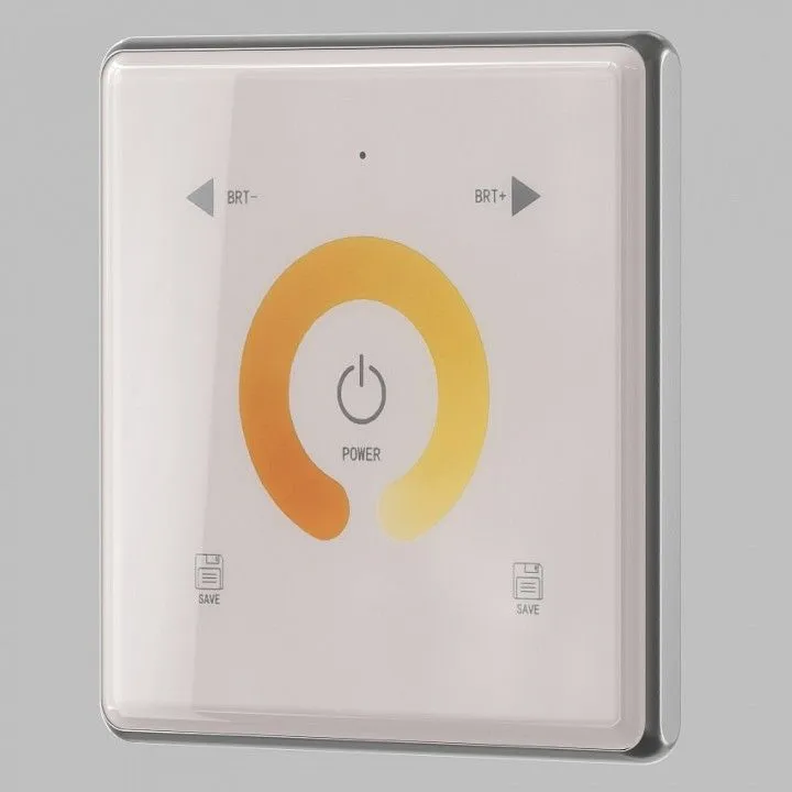 Панель-регулятора ЦТ сенсорная встраиваемая Denkirs Smart DK7200-WH