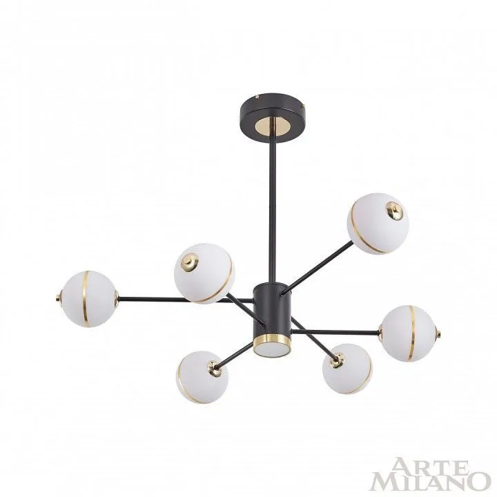 Люстра на штанге Arte Milano Ferrara-72069 272069/6 BK