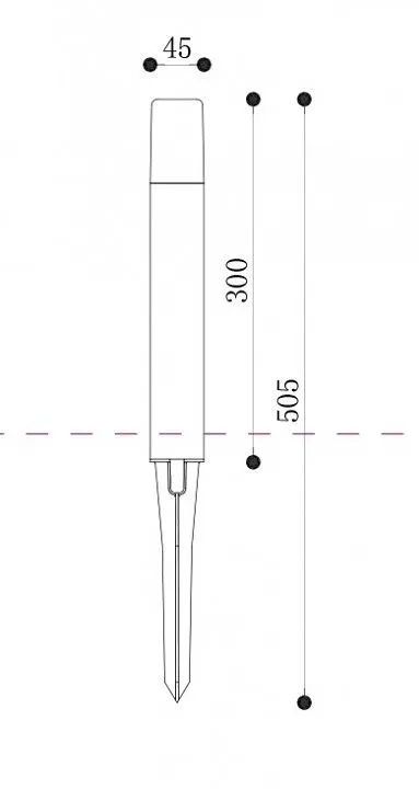 Наземный низкий светильник Maytoni Outdoor Талпа O416FL-L3B3K1