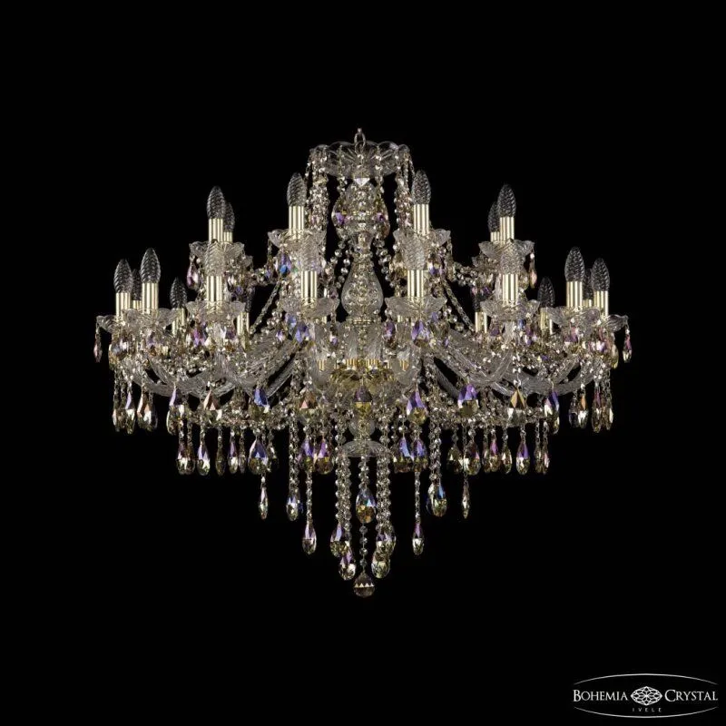 Подвесная люстра Bohemia Ivele Crystal 1415 1415/16+8/360 G R801