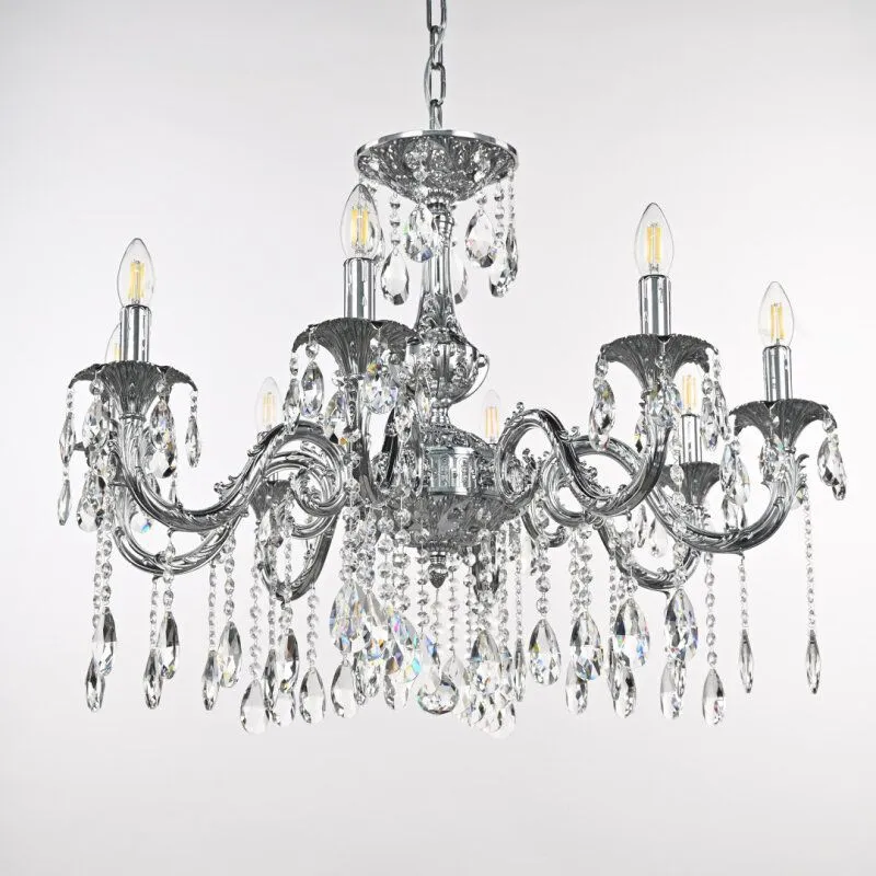 Подвесная люстра Bohemia Ivele Crystal AL7901 AL79101/8/250 A Ni