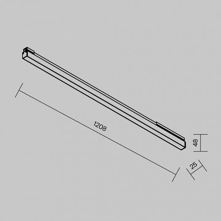 Накладной светильник Maytoni Outdoor Базис O-TR02-1-S-30WB3K