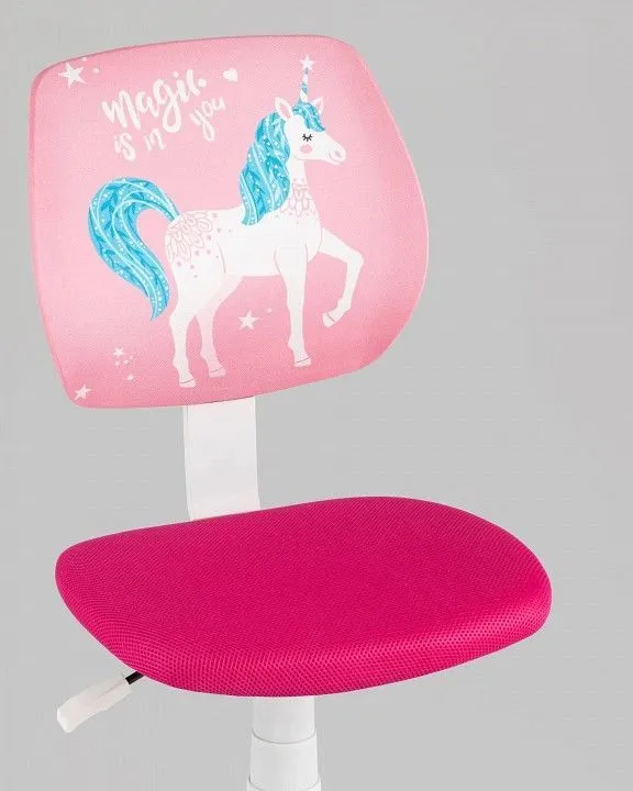 Стул компьютерный Stool Group Лоло 5256D-W Unicorn, УТ000039088 Стул компьютерный Stool Group Лоло 5256D-W Unicorn, УТ000039088