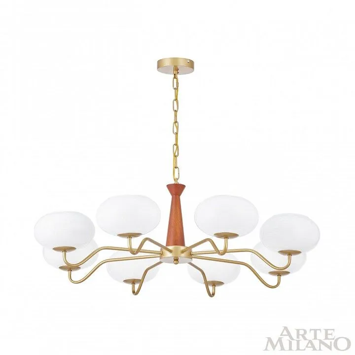 Подвесная люстра Arte Milano AM-Napoli 310166/D900/8 BS/WD