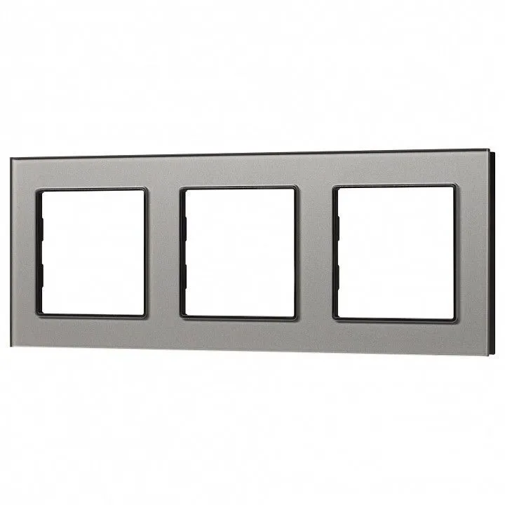 Рамка на 3 поста Arlight GLARE 043801