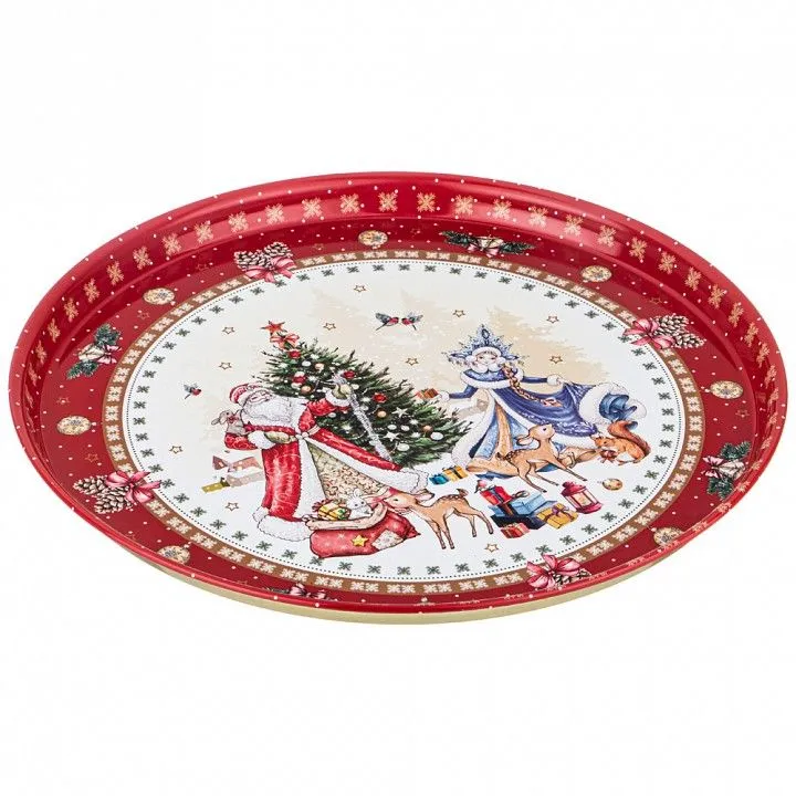 Поднос (3.3x2.1 см) Christmas 898-026
