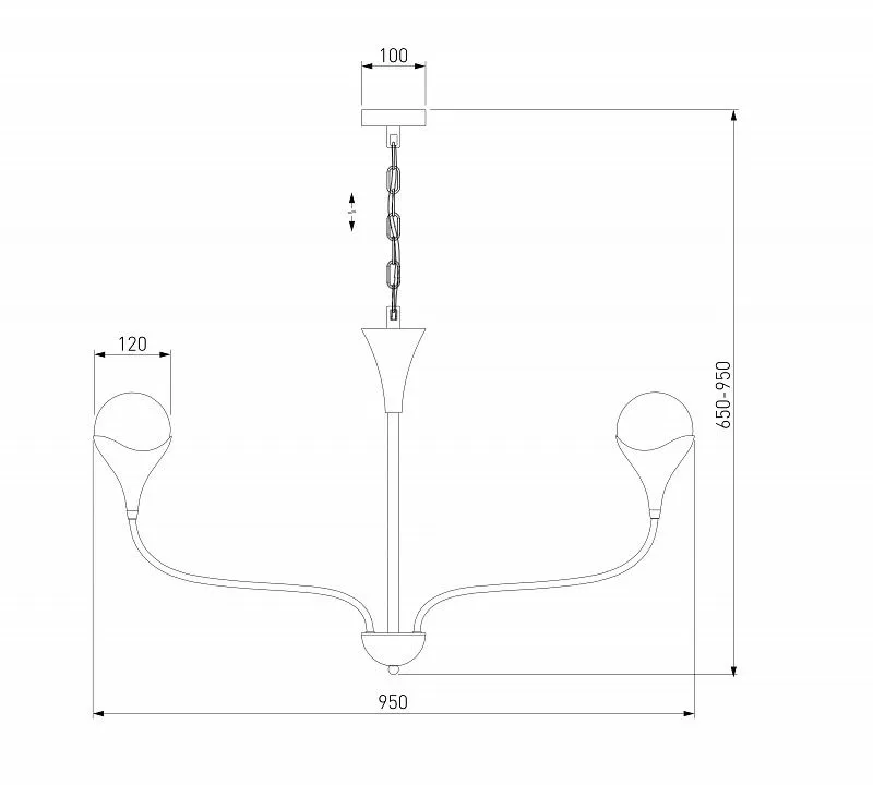 Подвесная люстра Eurosvet Calyx 60169/8 никель Подвесная люстра Eurosvet Calyx 60169/8 никель