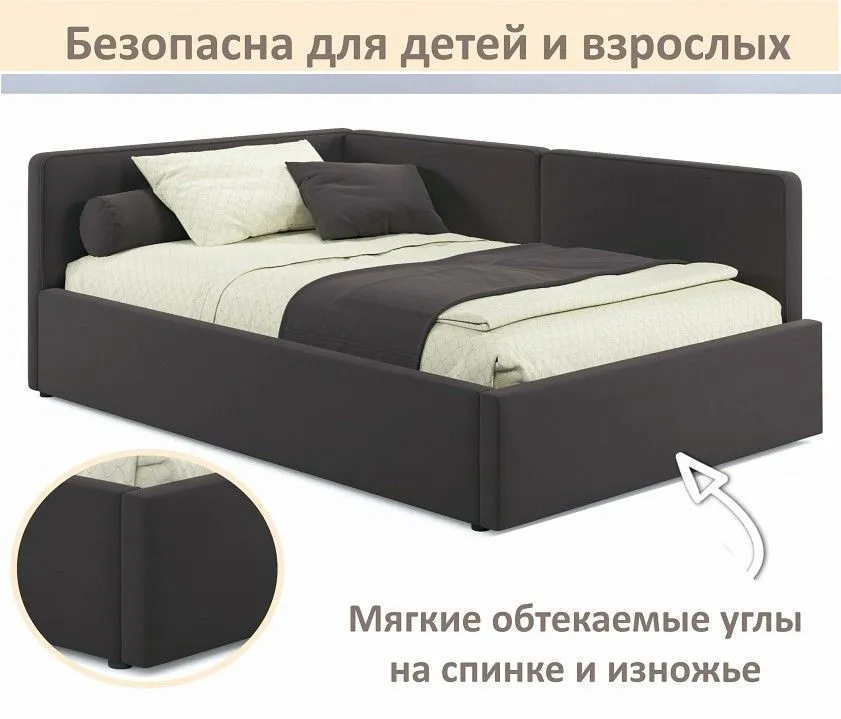 Кровать полутораспальная Kapri 1200