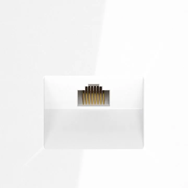 Розетка Ethernet RJ-45 без рамки Voltum S70 VLS060101