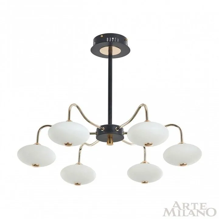 Люстра на штанге Arte Milano Neapolis-73908 273908/6 BK/GD