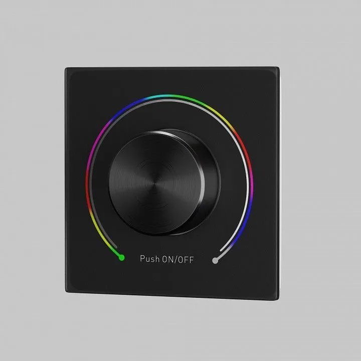 Панель-регулятора цвета RGB роторный встраиваемый Maytoni Lighting control Панели управления 721038