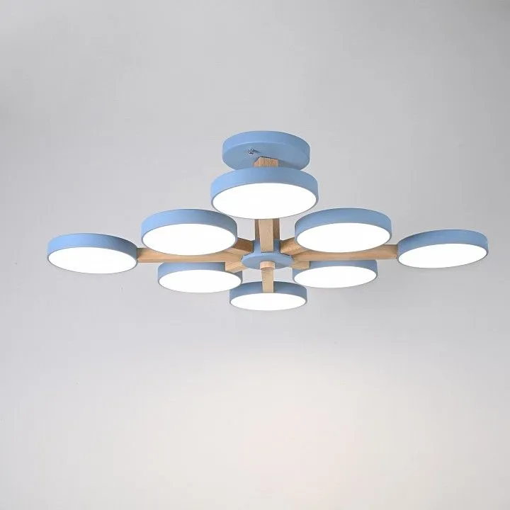 Люстра на штанге Imperiumloft TURNA Blue TURNA-B01