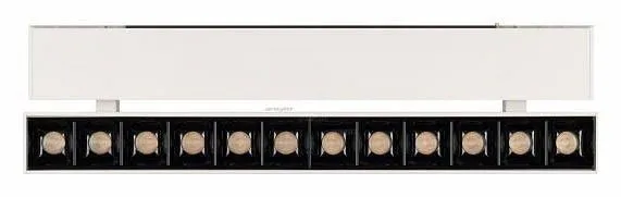 Светильник на штанге Arlight MAG-LASER-FOLD-45-S320-12W Warm3000 (WH, 15 deg, 24V) 026972