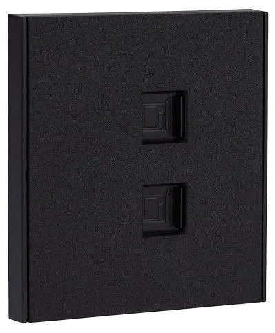 Розетка двойная Ethernet RJ-45 без рамки Kranz STRONG KR-78-0725-5