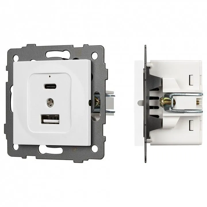 Механизм розетки 2хUSB type A и C Arlight SCT 049839