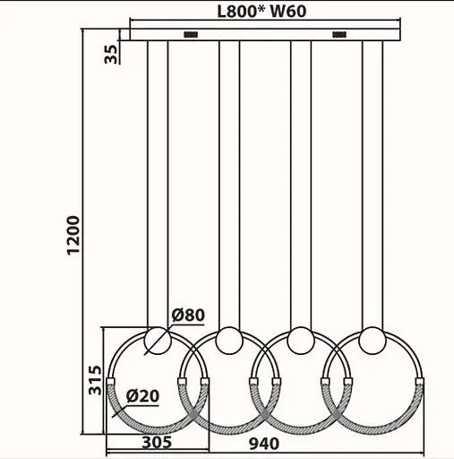 Потолочная люстра Ambrella Light FL FL10598