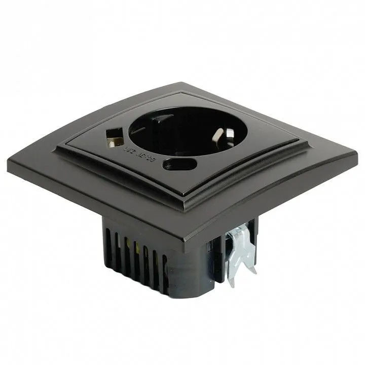 Розетка с заземлением и 2хUSB type A и C, без рамки Stekker Эрна 50078